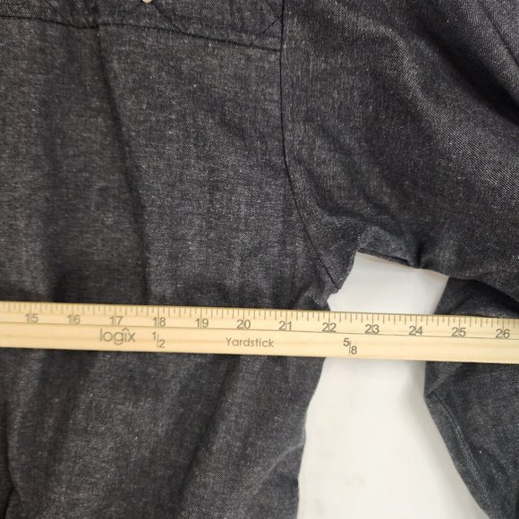 Starfire Jacket Womens 12 Gray Denim Quilted Pearl Accent Retro Vintage USA - Picture 5 of 11